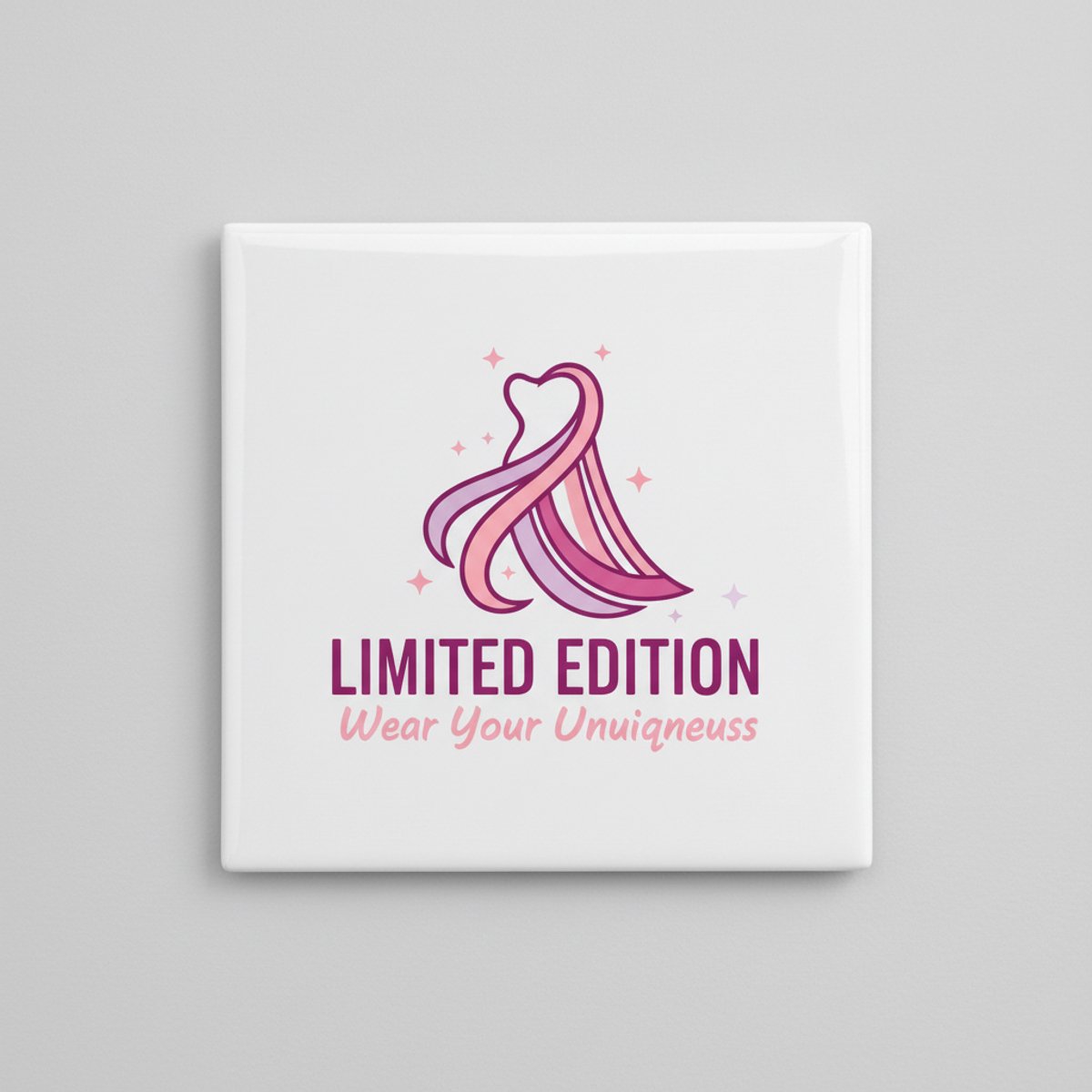 Nevolis “Limited Edition – Wear Your Uniqueness” Inspirerende Decoratieve Tegel – Motiverende Wanddecoratie – Keramische Tegel 15×15 cm Multi Color