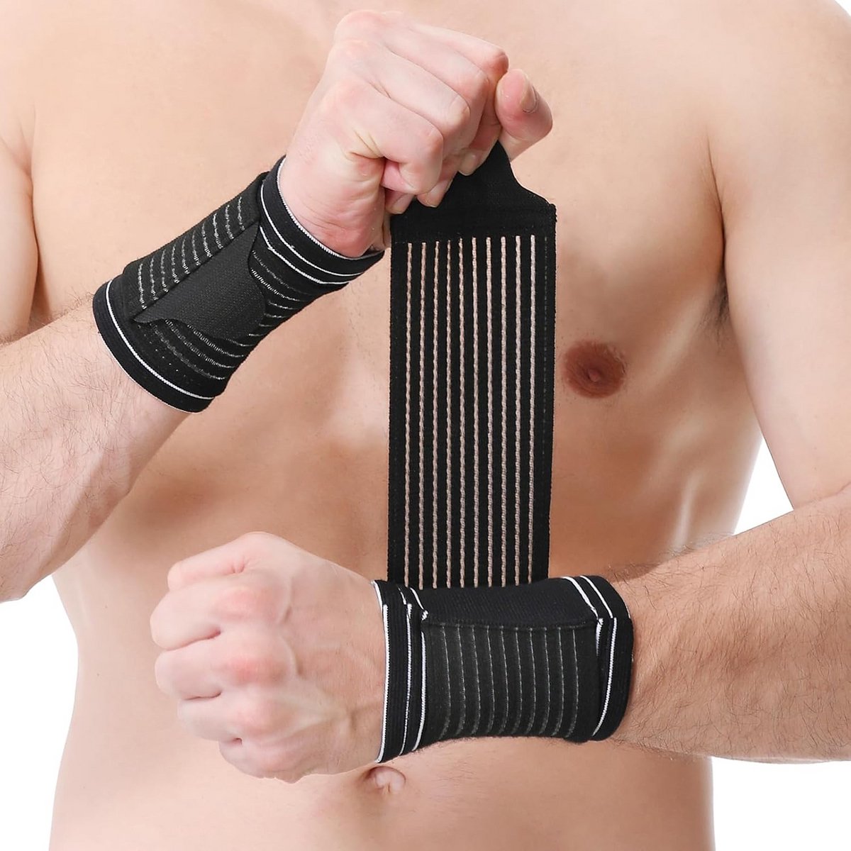 Verstelbare Compressie Polsband voor Sport en Pijnverlichting - Ademend en Elastisch