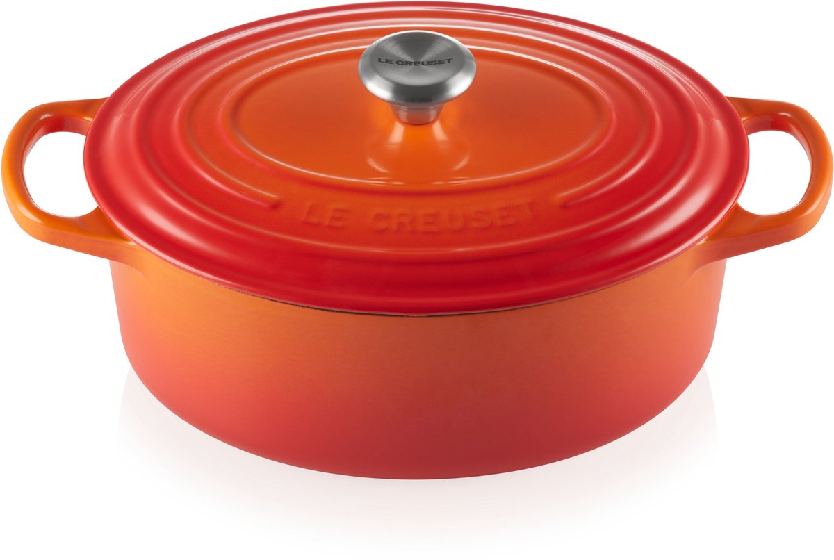 Le Creuset Signature Ovale Braadpan Oranjerood Ø 27 cm 4,1 L