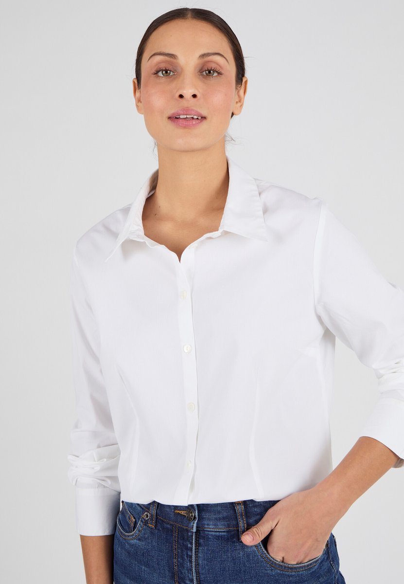 Damart - Basic blouse - Dames - Wit - 42