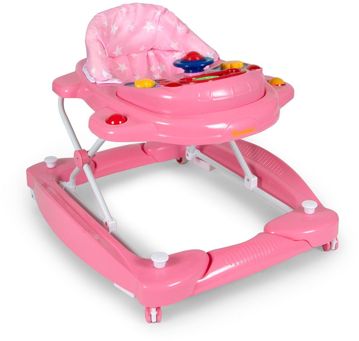 Baninni Loopstoel Classic 2-in-1 Star - Roze