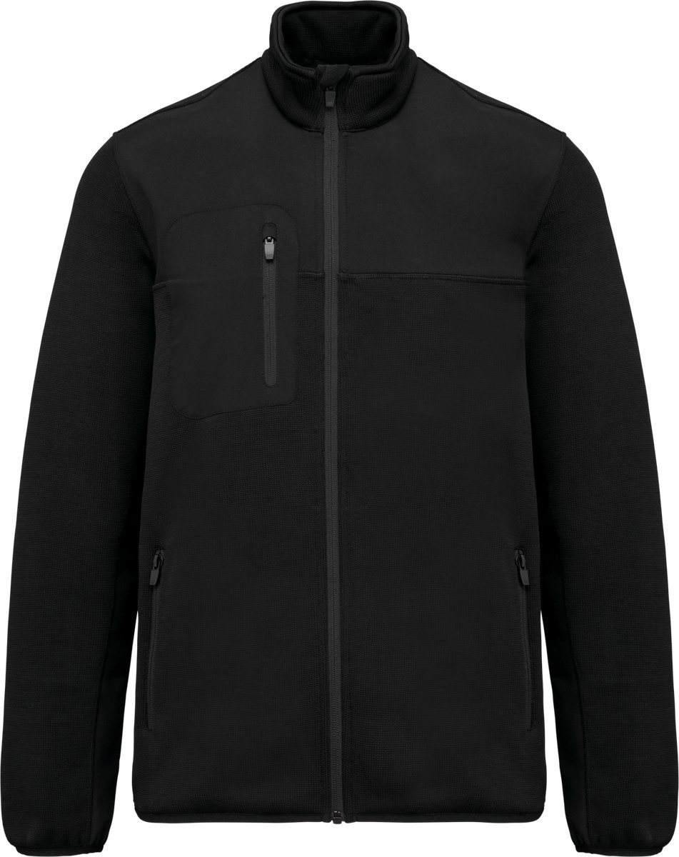 WK. Designed To Work Gerecycled herenjasje in polytricot WK9108 - Black - 4XL