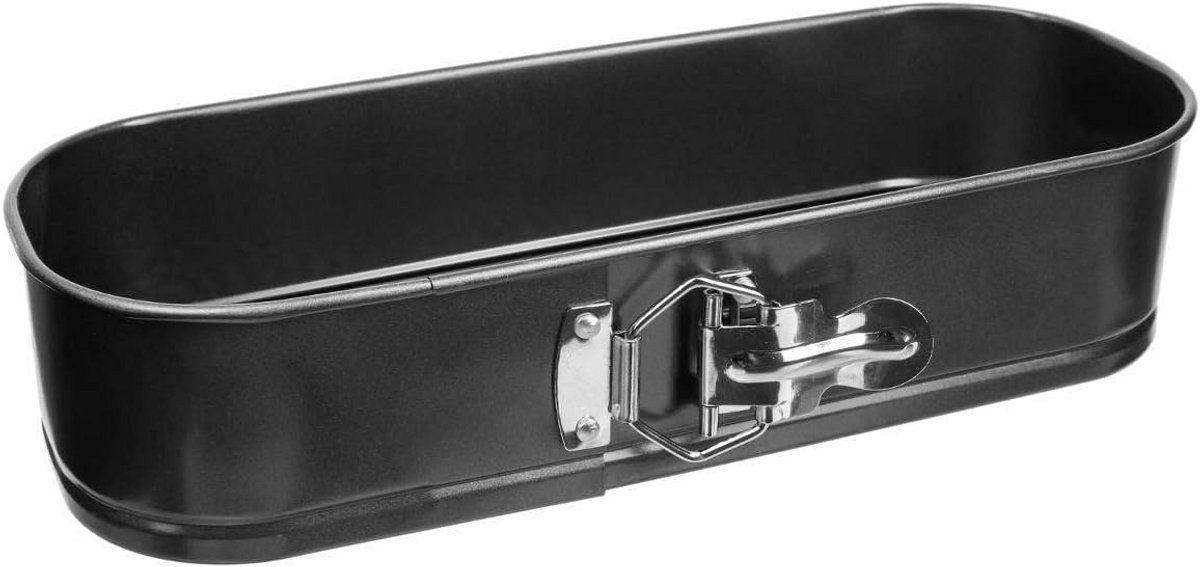 Rechthoekige Springvorm met Losse Bodem - 31 x 12 cm - Bakvorm voor Taart en Quiche