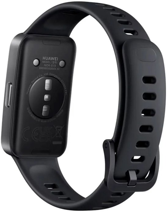 HUAWEI Band 10-Zwart |Gestroomlijnd metalen ontwerp | 100 trainingsmodi | AI-powered fitnessmonitoring & Geavanceerde slaapanalyse | Snelladen in 45 min | Batterijduur tot 2 weken