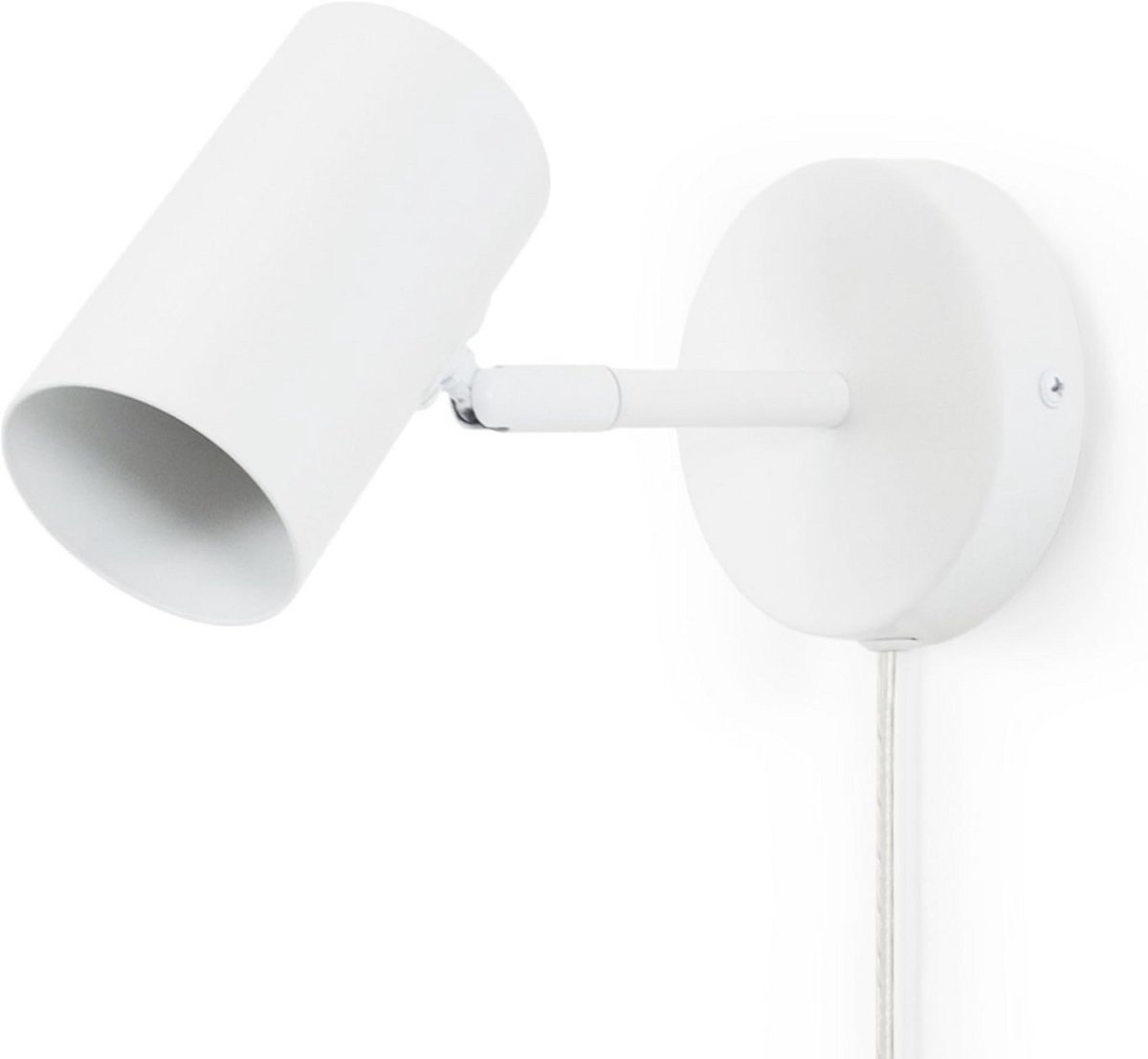 Verstelbare LED Wandlamp met Schakelaar en Kabelstekker - E27, Voor Woonkamer en Slaapkamer