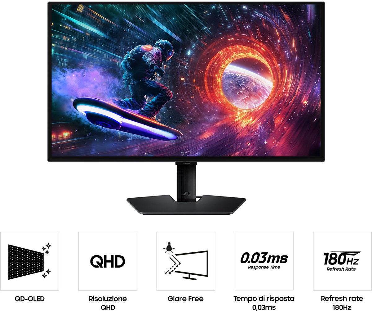 Samsung 27" Odyssey G5 G50F QHD 180Hz Gaming Monitor - afbeelding 3