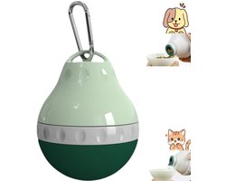 waterfles voor huisdieren-Waterfles hond-Drinkfles voor hond- huisdierbenodigdheden-geschikt voor buiten wandelen met de hond en reizen-draagbare -groen-8*8*9,5 cm-200 ml