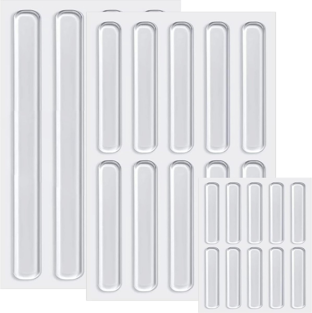 22 stuks zelfklevende meubelbumpers - Siliconen doorzichtige kastdeurbumpers voor meubels en deuren