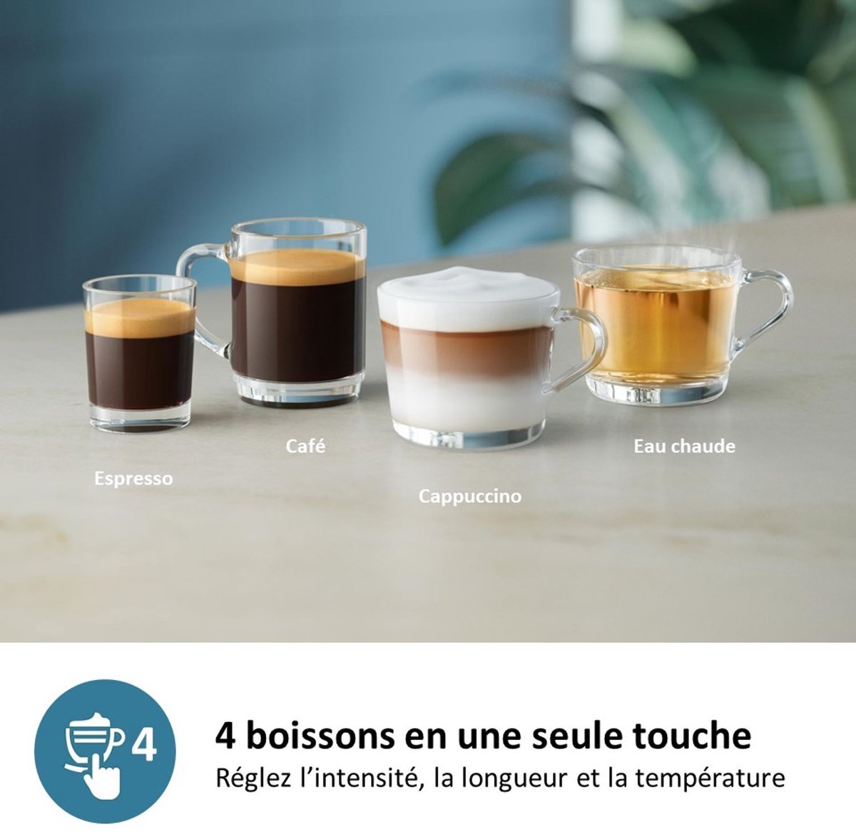 Philips 2200 Series EP2224/10 - Espressomachine - 2 Soorten Koffie + Heet Water - Kasjmiergrijs — afbeelding 5