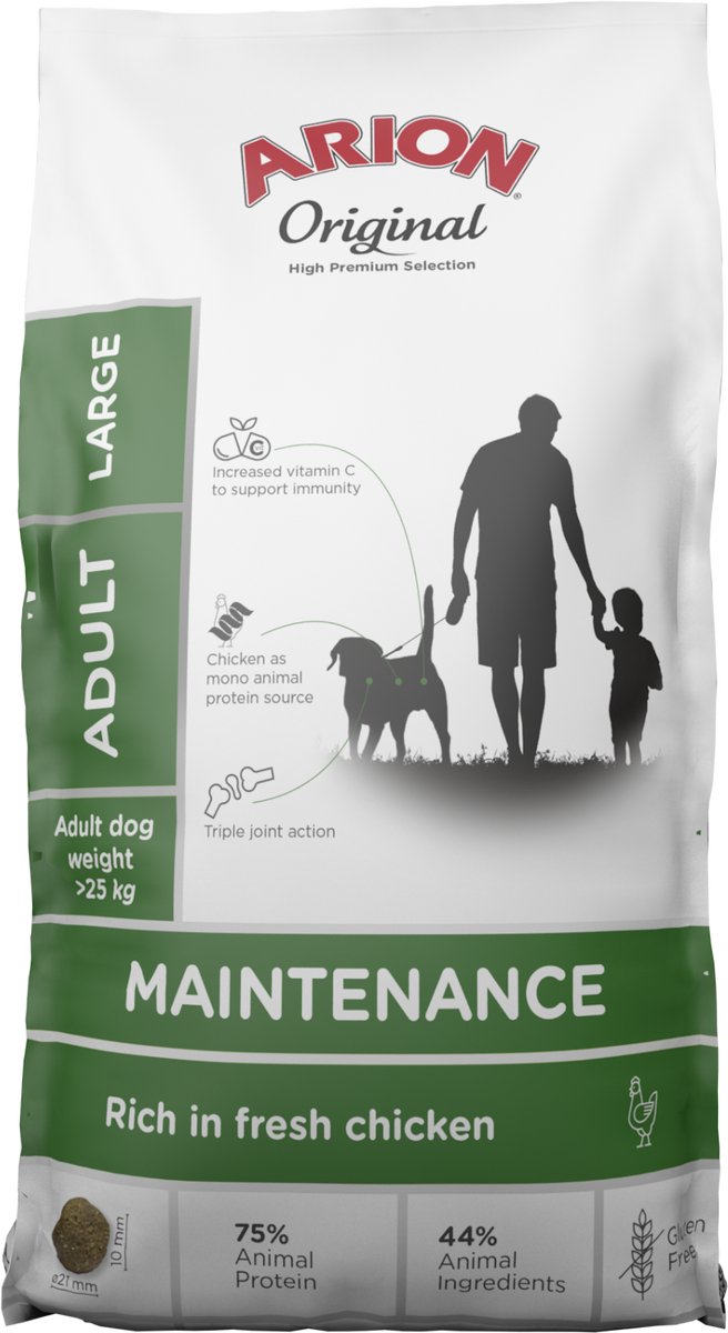 Arion Arion hondenvoer Original Maintenance Adult Large 12 kg - Hond