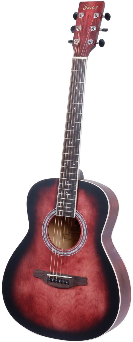 Fazley W55-COL-R-3/4 ColourTune western gitaar rood