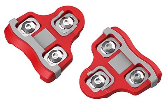 Favero Assioma schoenplaatjes - rood - 6 graden - 771-42