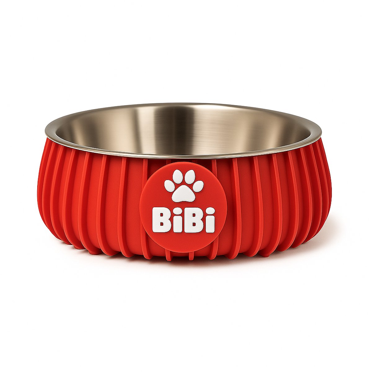 Honden voerbak met naam – gepersonaliseerde voer- en drinkbak – antislip – 18 cm – met metalen binnenbak - Hondenvoerbak - voerbak hond