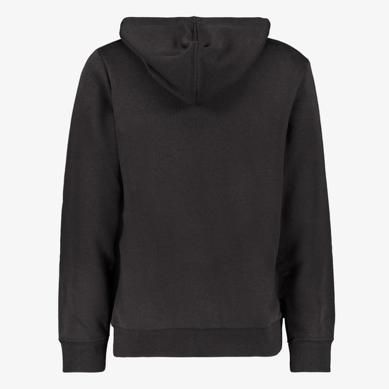 Zwarte hoodie, achterkant.