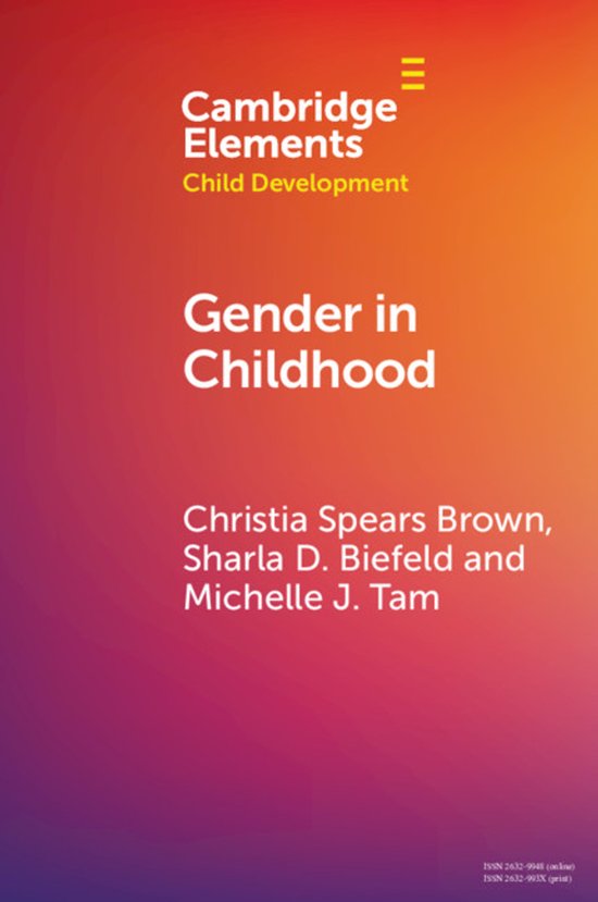 Elements in Child Development- Gender in Childhood - cover