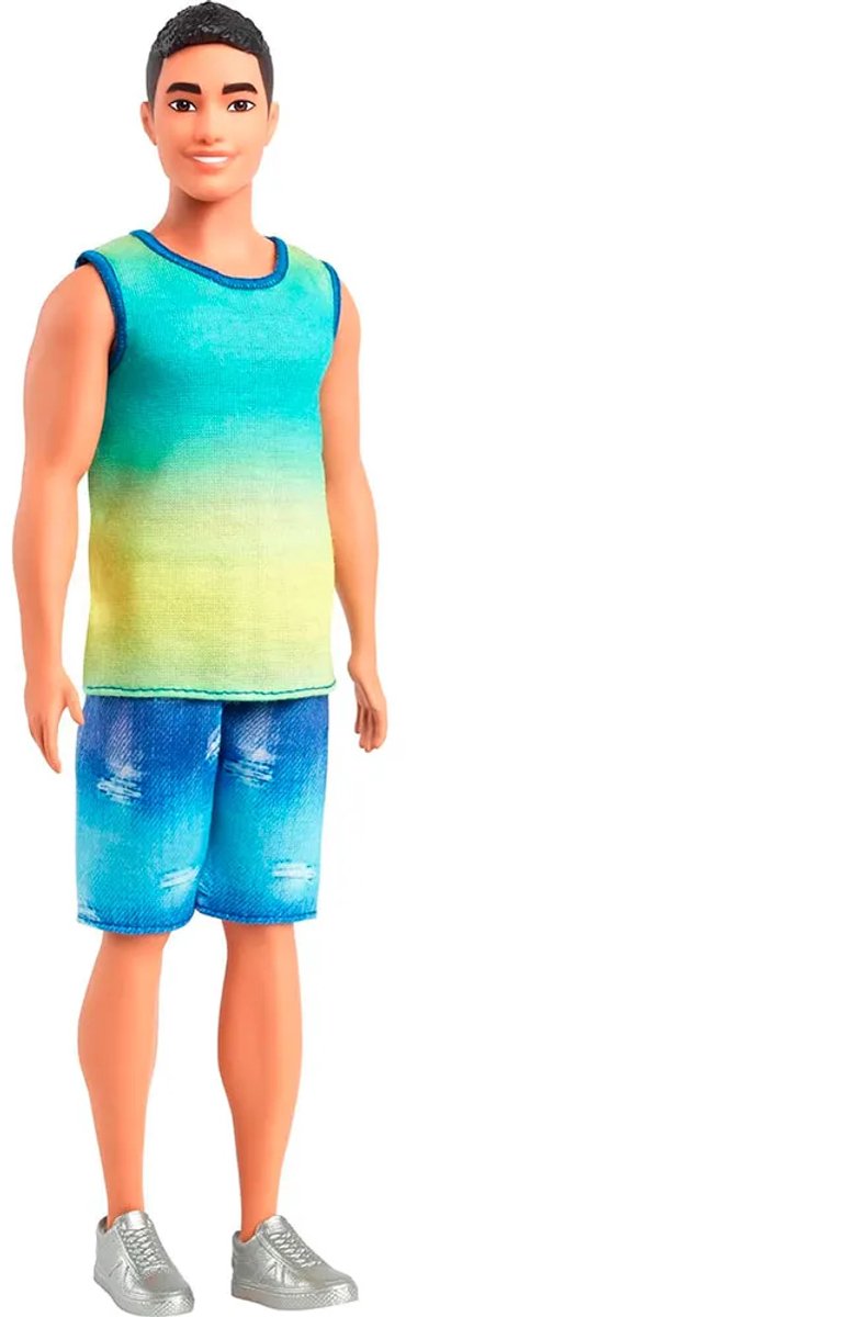 Barbie Ken Fashionistas - Blauwgroene tanktop - Modepop — afbeelding 2