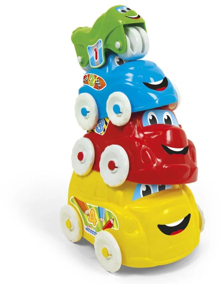 Baby Clementoni - Fun Vehicles - Speelgoed Auto - Verschillende Voertuigen - 3 Auto’s en 1 Motor - 1-3 jaar — afbeelding 2