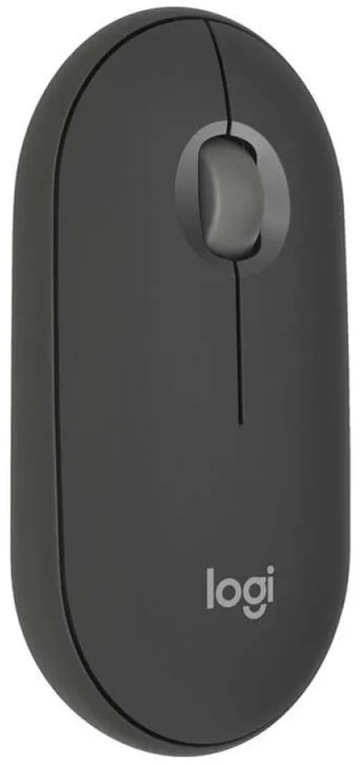 Logitech Pebble 2 M350s - Draadloze Muis - Bluetooth - 4000 dpi - Graphite