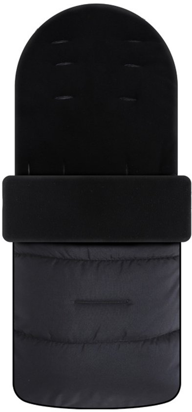 Winterkinderwagen voethoezen - Babykinderwagen voethoezen - Universele baby voethoezen - Baby voethoezen - Winterslaapzakken - Kinderwagen voethoezen met rits - Waterdicht - Winddicht - Past op de meeste kinderwagens -80*38cm-Zwart