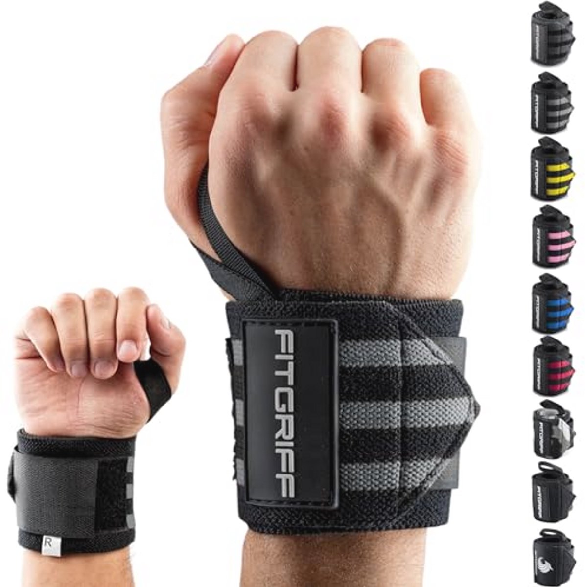 Wrist Wraps Gym 45cm - Polsbanden voor Gewichtheffen en Bodybuilding