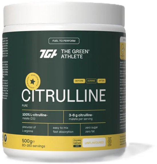 The Green Athlete L-Citrulline-Malate 500 Poeder
