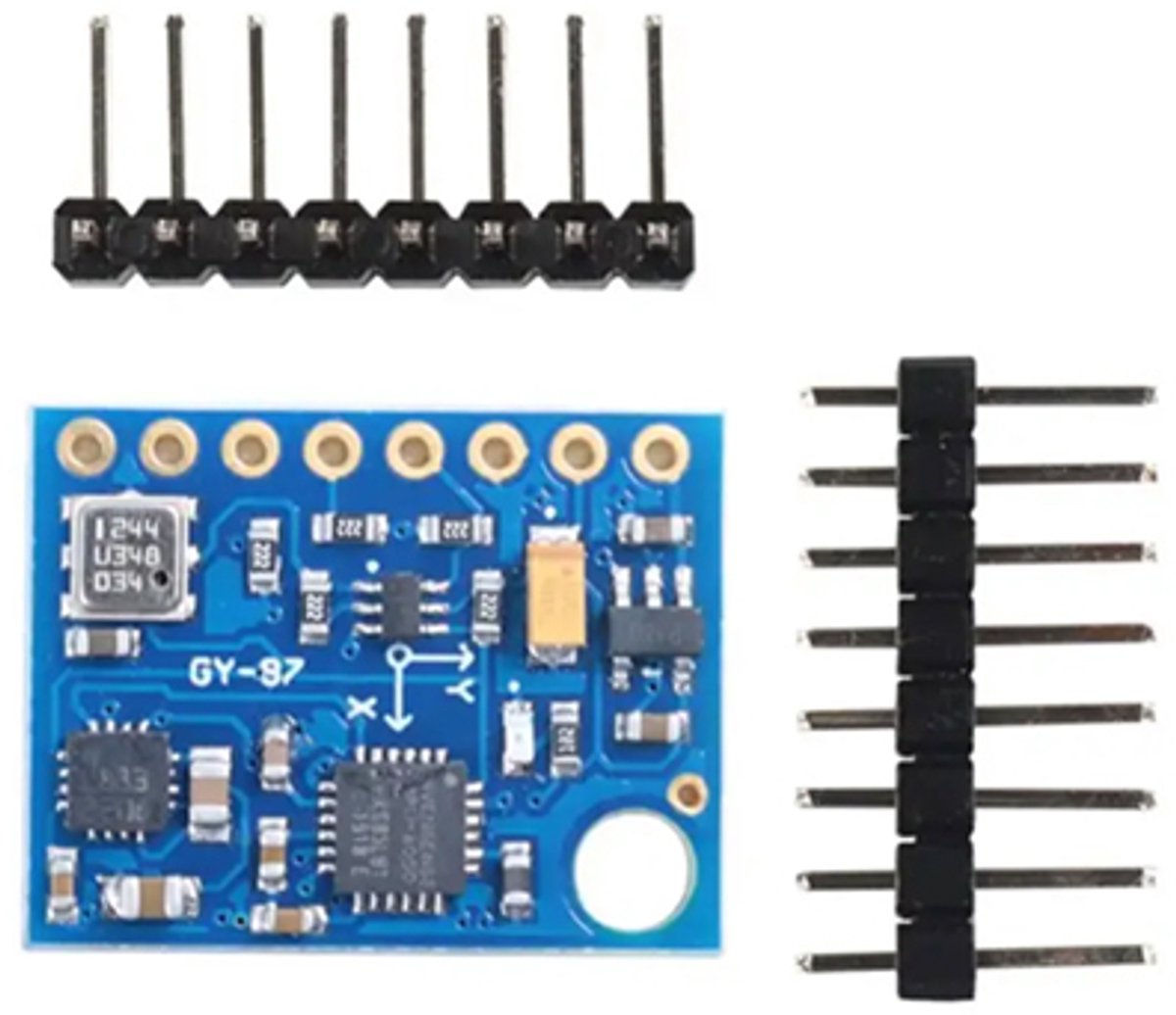 10DOF Sensor Module GY-87 – MPU6050 + HMC5883L + BMP085 – Met losse headers geschikt voor Arduino en Raspberry