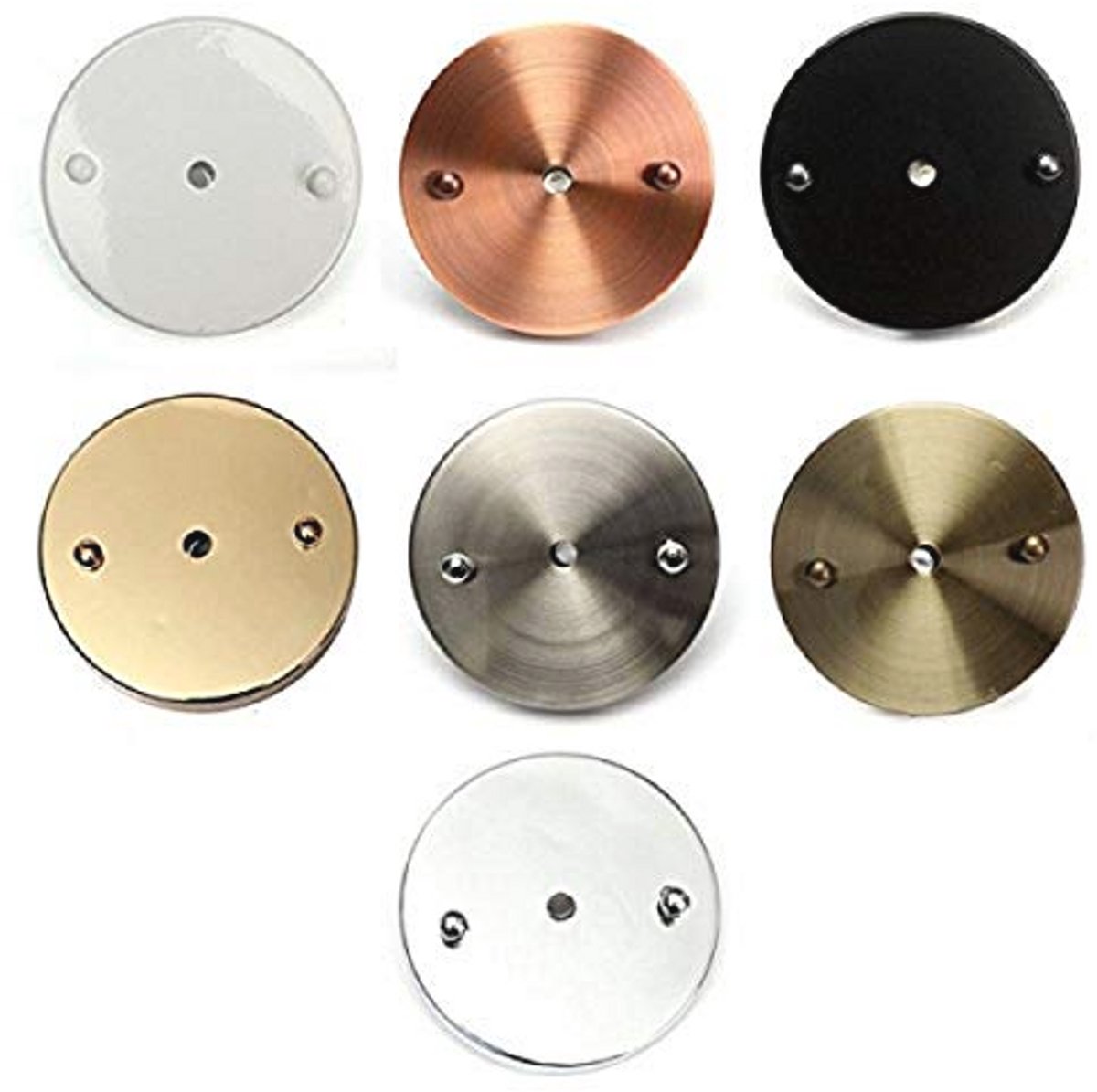 Vintage Plafond Baldakijn Wandlamp 120mm - Zwart