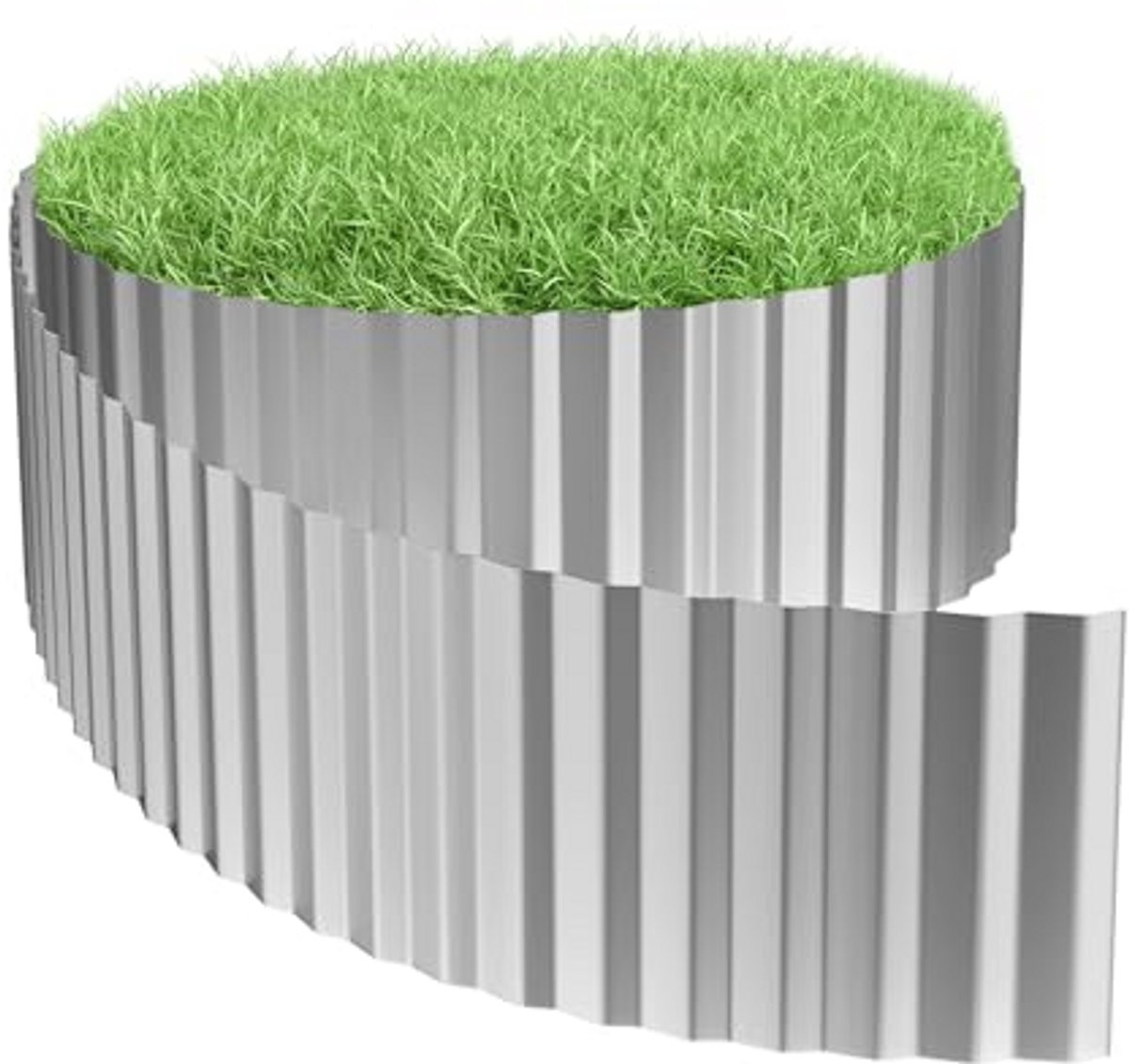 Metal Lawn Edging 10m - Flexible Garden Border for Flower Beds