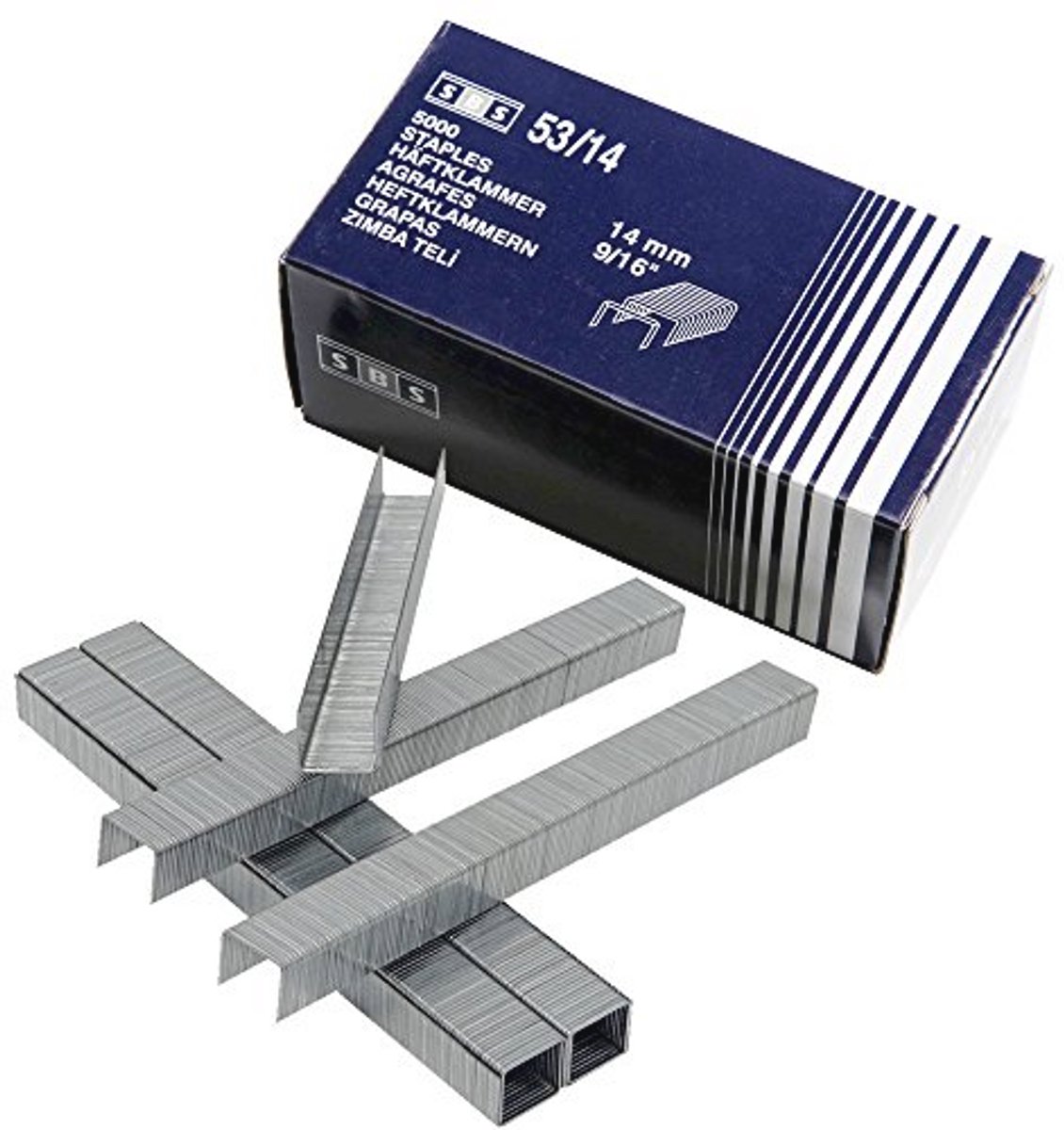 Huis en kantoor nietjes type 53 14 mm - 5000 stuks
