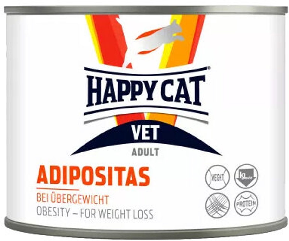 Happy Cat Happy Cat VET Adipositas - Natvoer - 6 x 200 g
