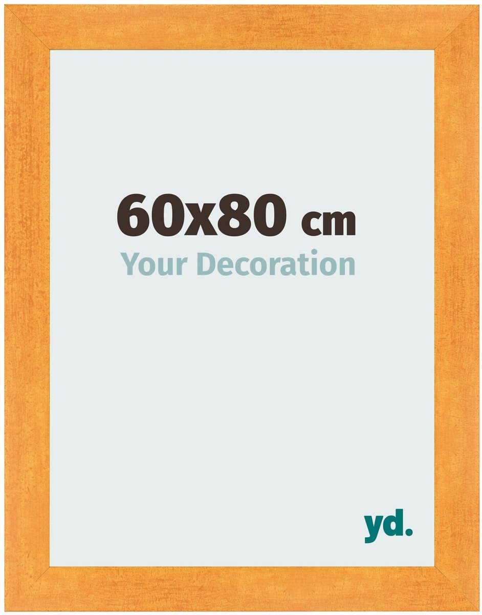 yd. Your Decoration - Fotolijst 60x80 cm - MDF - Oranje - Pisa