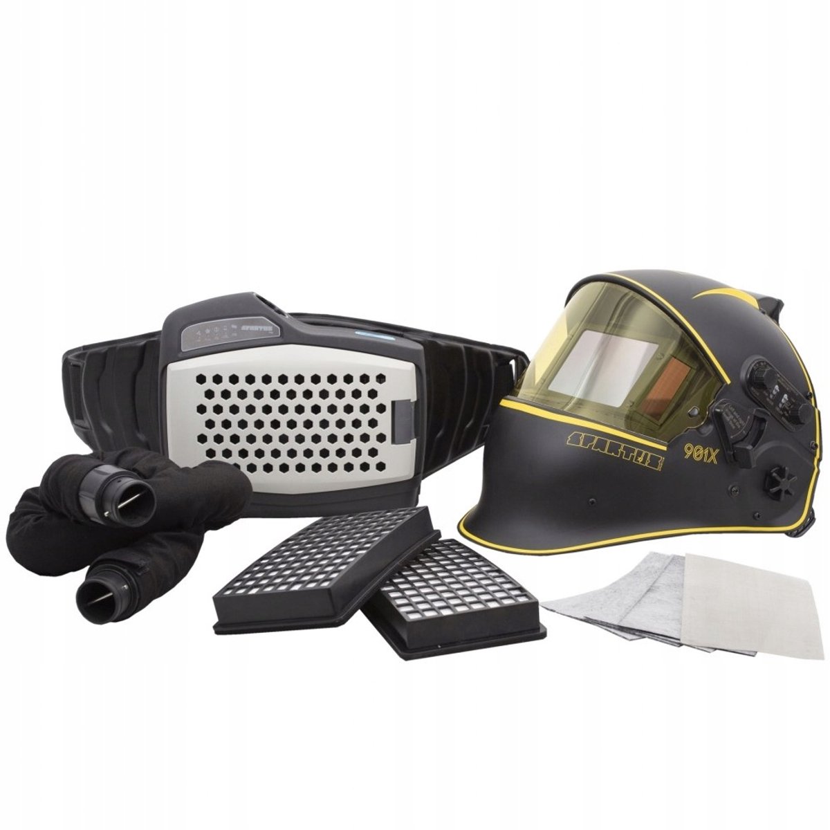 SPARTUS 901X lashelm met luchttoevoer en HEPA-filter