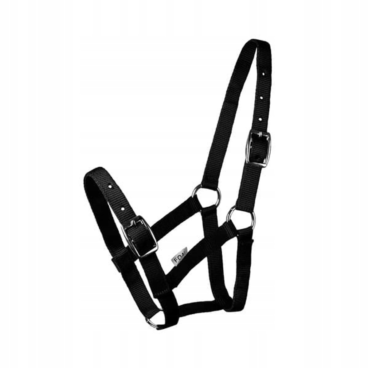 Start Veulen Halster Pony Zwart - Verstelbaar Nylon