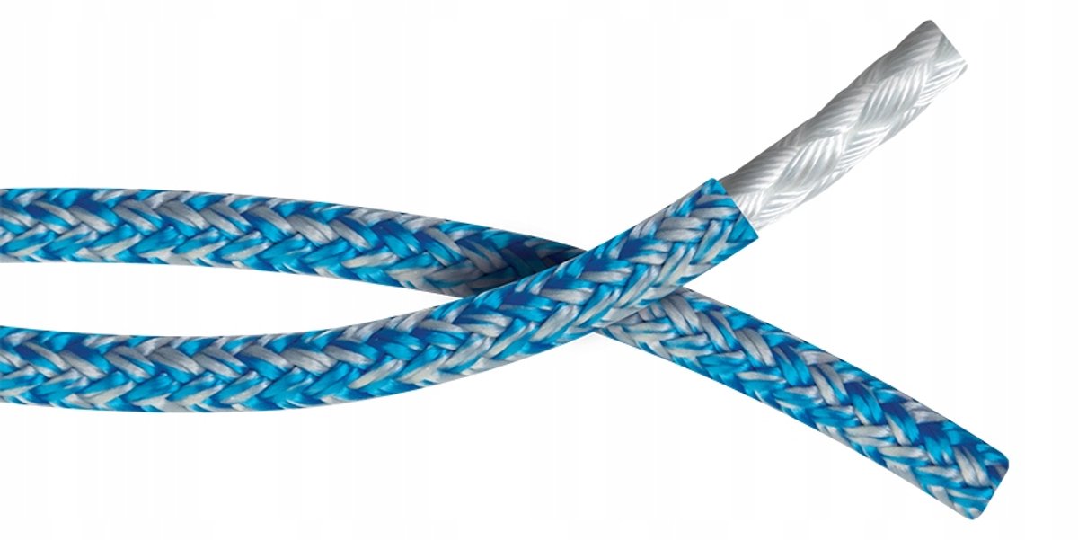 Lanex Meltemi 8mm Blauw-Grijze Touw voor Zeilen