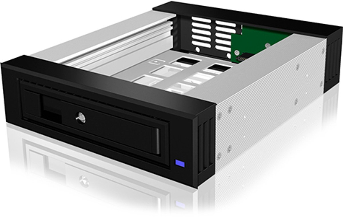 ICY BOX IB-129SSK-B 13,3 cm (5.25'') Bezelplaat Zwart