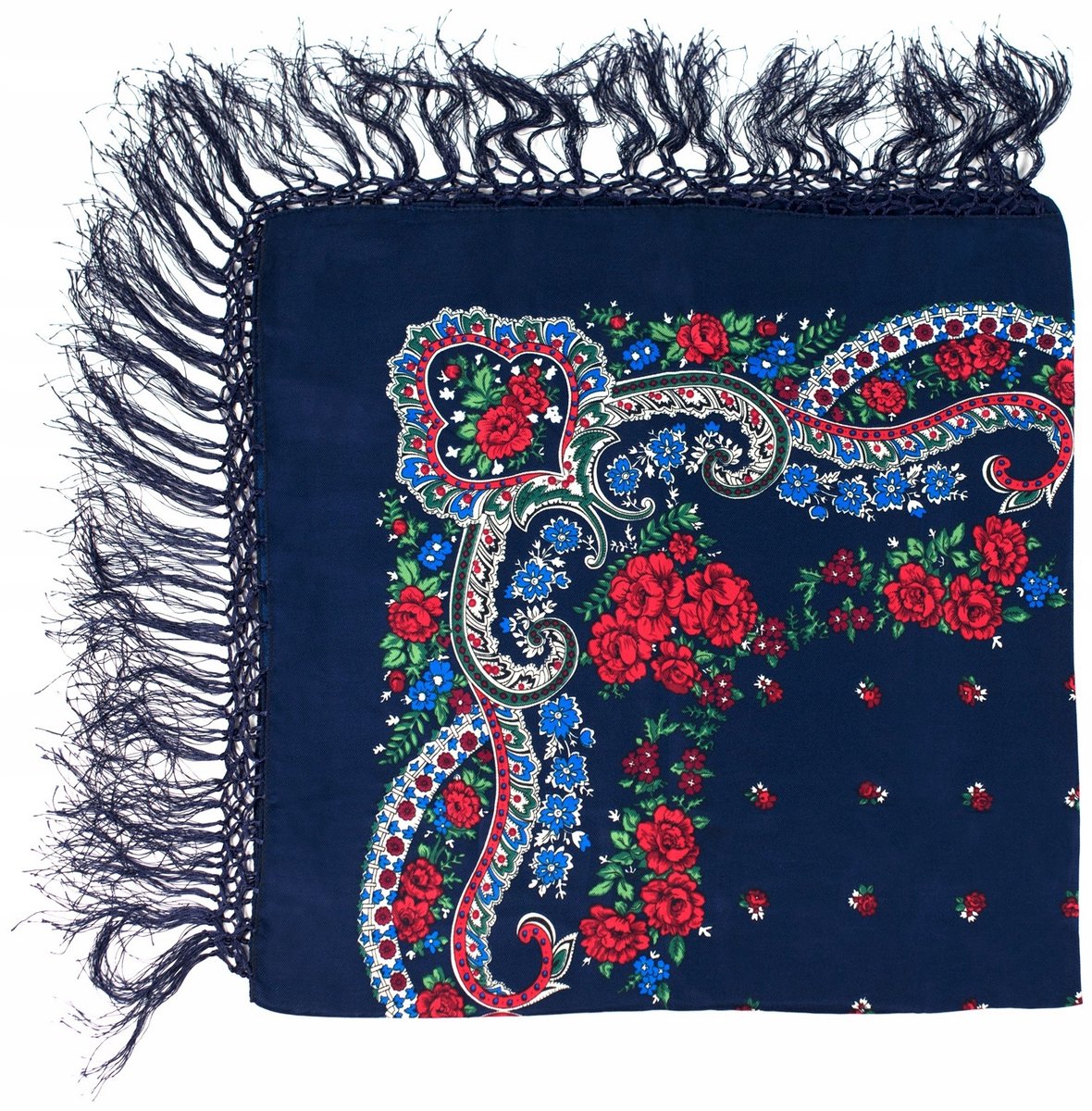 Słowianka Sjaal - Marineblauw | Etnisch, Folk, Dames