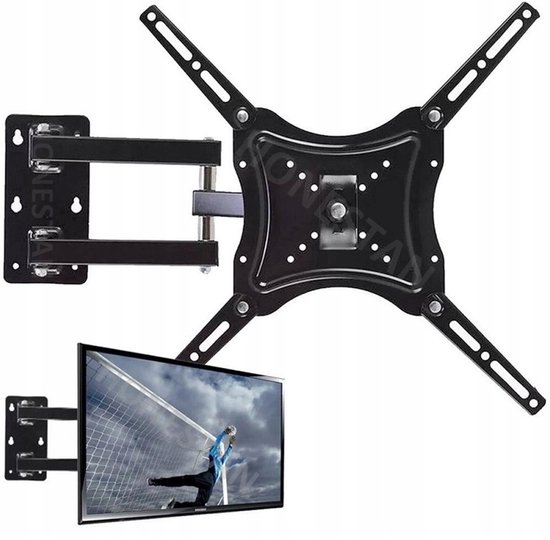 TV muurbeugel draai en kantelbaar 13 - 27 inch Max. 15 kg