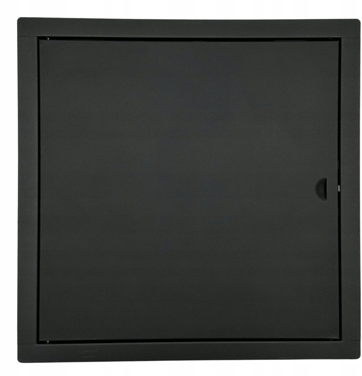 Zwarte metalen inspectieluik 40x40 cm met handige sluiting