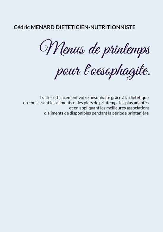 Savoir quoi manger tout simplement... - - Menus de printemps ... - cover