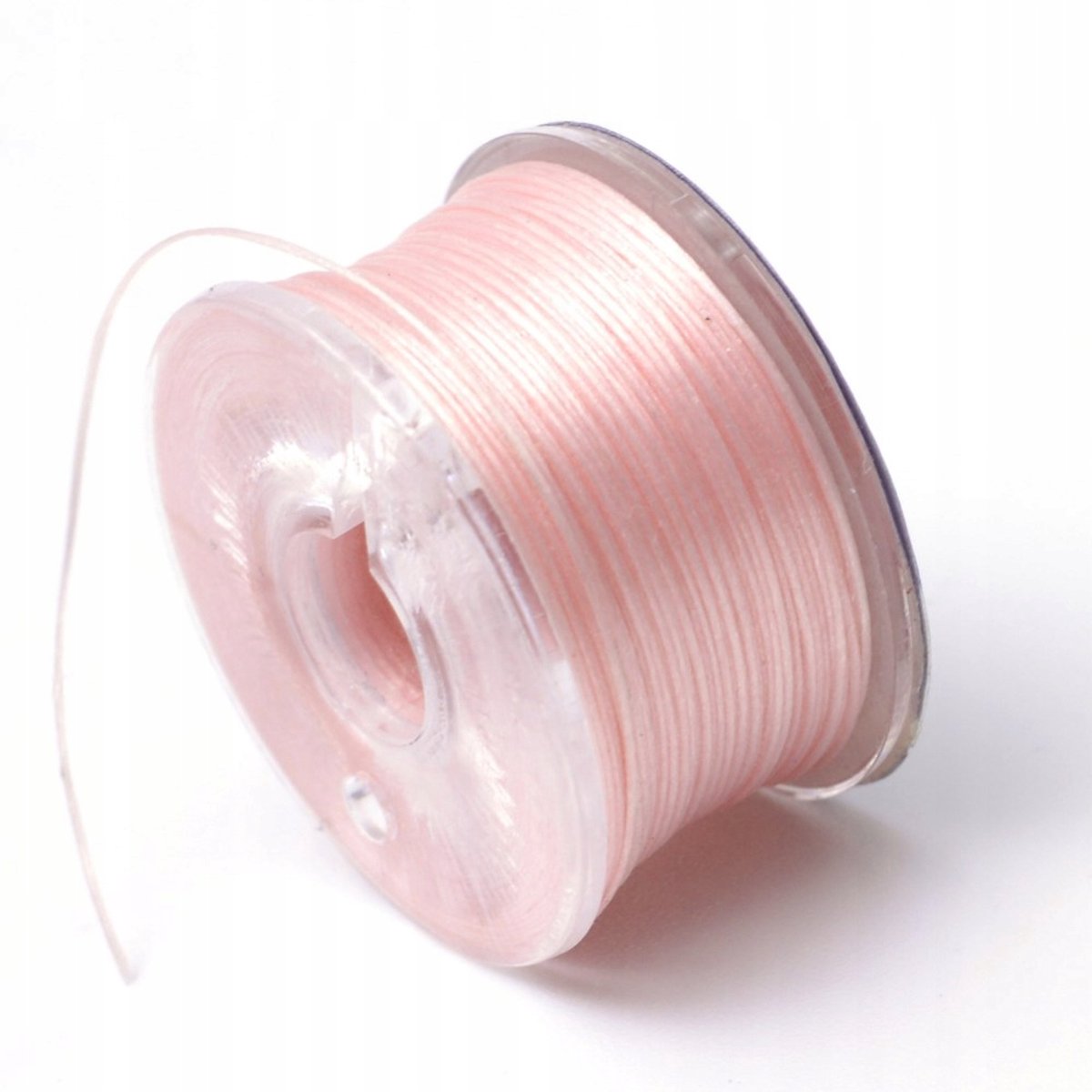 Japans Polyester Garen voor Kralen - Roze, 0.1mm, 45m