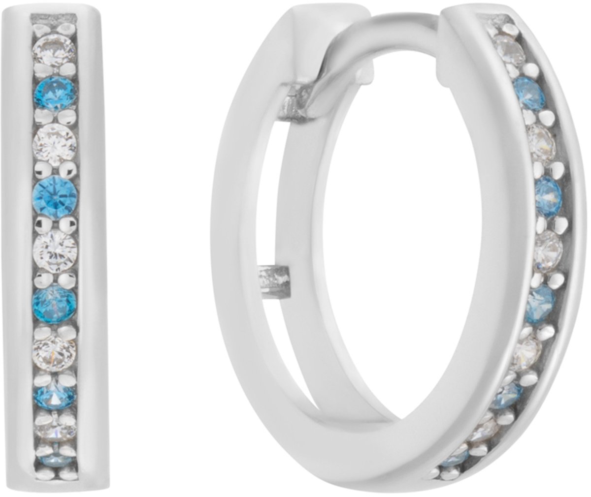 Glow 107.3103.00 Kinder Oorbellen - Oorringen - Sieraad - Voor Kinderen - Zilver - 925 Zilver - 12 mm lang