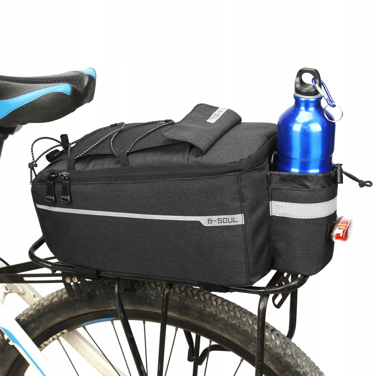 Thermosfietsbagagezak met reflectoren - 9L