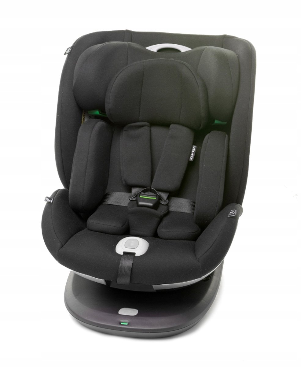 4BABY Vel-Fix Autostoel Zwart i-Size 40-150cm