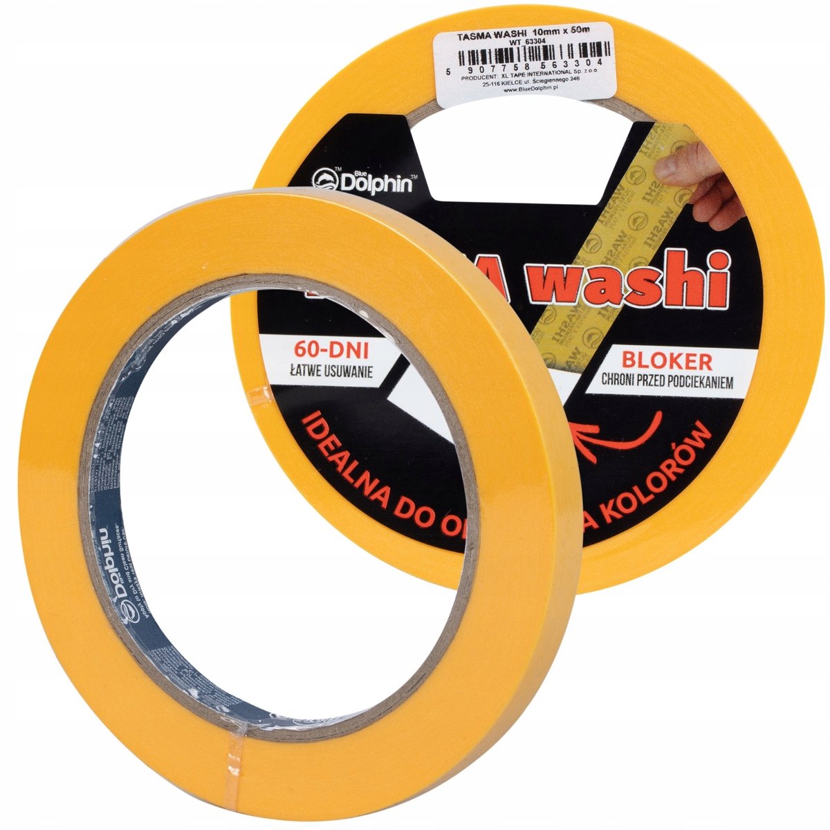 Blue Dolphin Washi schilderstape 10mm x 50m - Precisie & Strakke Randen