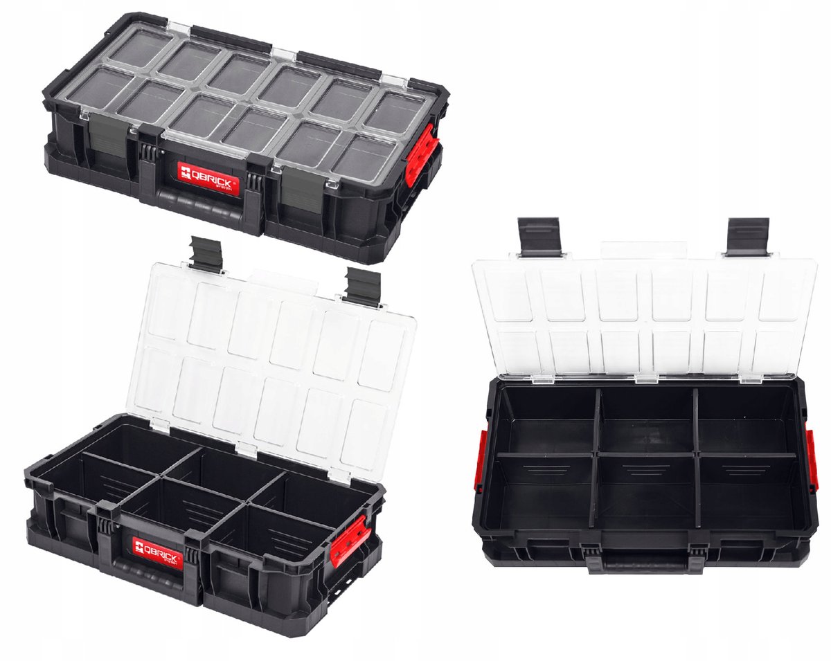 Qbrick System TWO Organizer Flex: Modulaire Gereedschapskist met Verstelbare Vakken