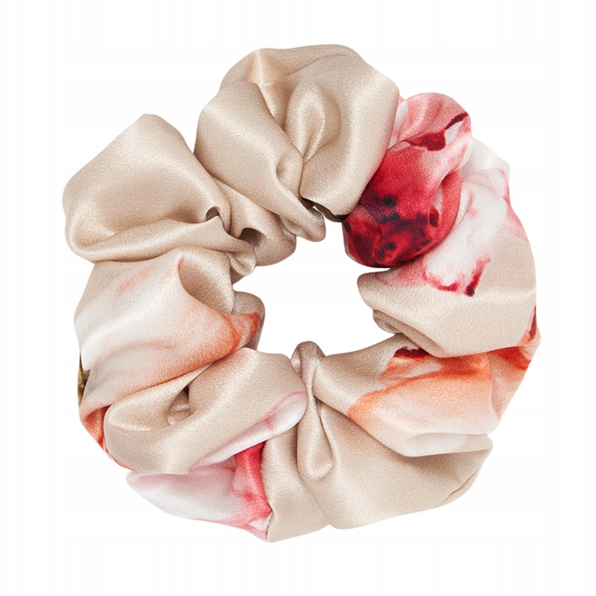 Zijden Scrunchie "Peonie" - 100% Moerbeizijde Haaraccessoire