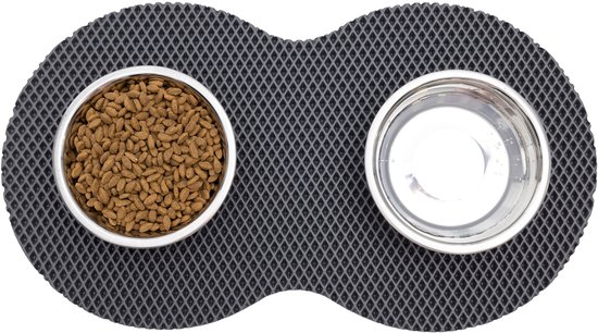 Voedermat voor katten, voermat voor honden, groot, hondenbak, kleine