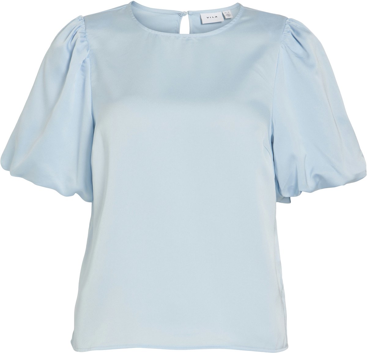 VILA - VIELLETTE 2/4 SATIN PUFF TOP - NOOS Dames T-shirt