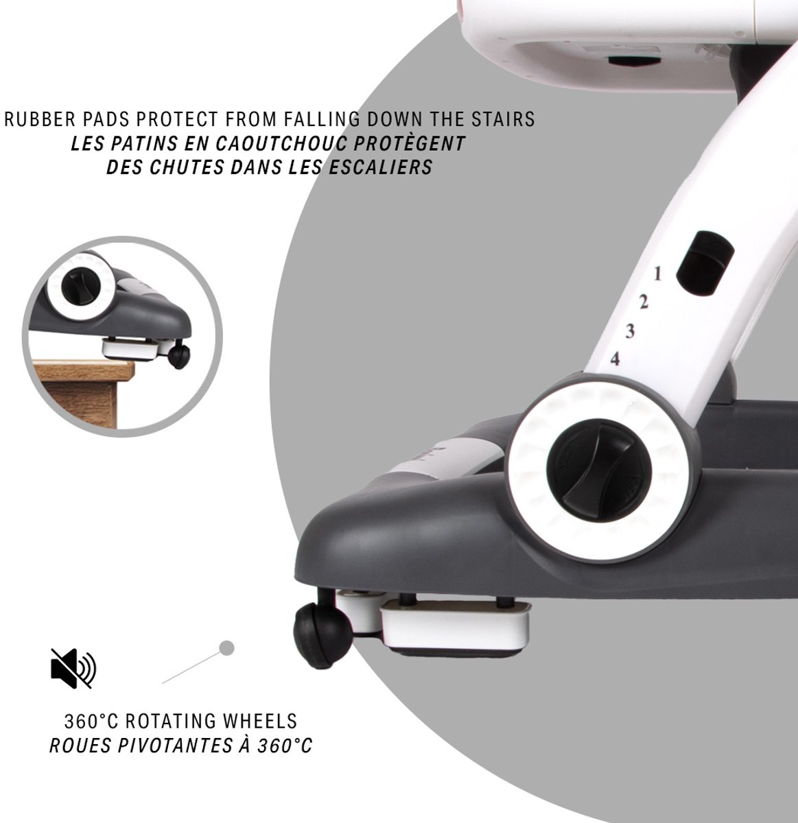 Baninni Loopstoel Vico 5-in-1 Zwart – foto 7