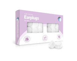 Slaapwijzer siliconen oordopjes met zilverionen - 24 oordopjes (12 paar) - Remt bacteriegroei - Extra hygiënisch & fris - Hoge demping (26dB) - Slaap oordoppen - Ook geschikt voor zwemmen, studeren, uitgaan - Gaan extra lang mee